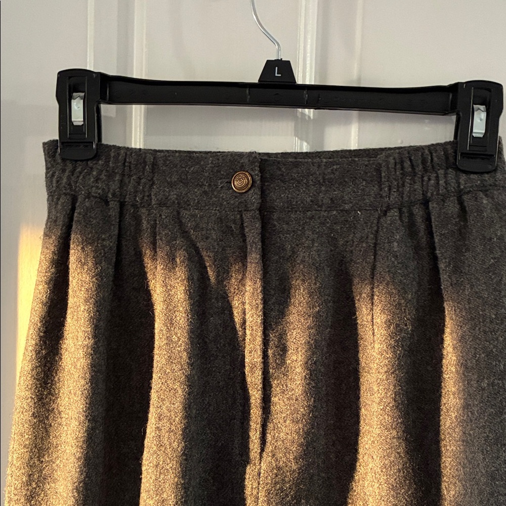 Vintage 🥳HP🥳Sag Harbor Petite Gray Skirt - Picture 4 of 8